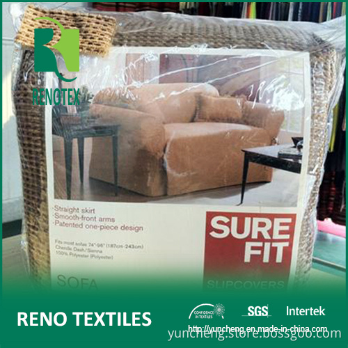 100%Polyester Slipcover for Sofa Polyester Slipcover Fabric